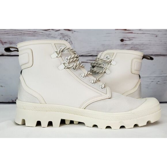 Rains x Palladium Pampa Boot Fossil Men/Women Boots Limited Edition M 7/ W 8.5 - Picture 1 of 14